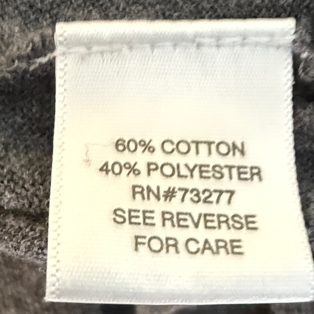 Elle Charcoal Gray Button-Up Blouse - Picture 4 of 4